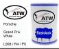 Preview: Porsche, Grand Prix White, L908 / R4 / P5: 500ml Lackdose, von ATW Autoteile West.
